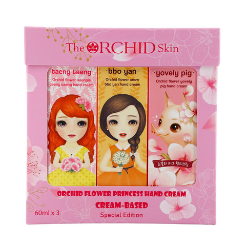 The ORCHID Skin Princess Series Cream-Based Hand Cream Gift Set