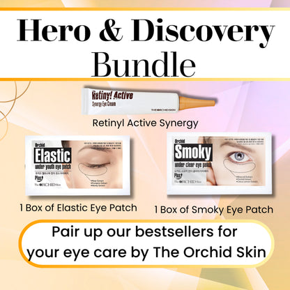 Hero & Discovery Bundle - 1 Box of Elastic Eye Patch and 1 Box of Smoky Eye Patch