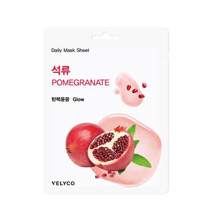 VELYCO Daily Essential Mask -  POMEGRANTE (6 Packs)