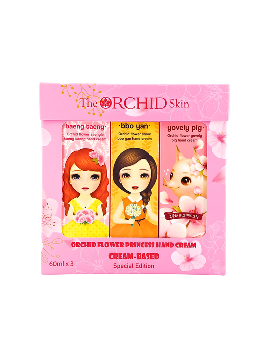 The ORCHID Skin Princess Series Cream-Based Hand Cream Gift Set