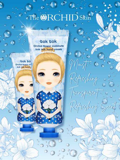 The ORCHID Skin Moisture Tok Tok Hand Cream 60ml (Twin Pack) – Water based Hydration & Deep Nourishment