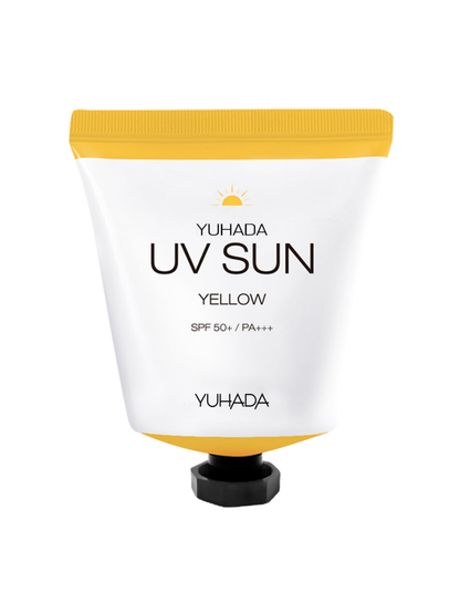 YUHADA UV Sun Yellow (50ml) - Non-Greasy Hydrating Sunscreen For All Day Shielding